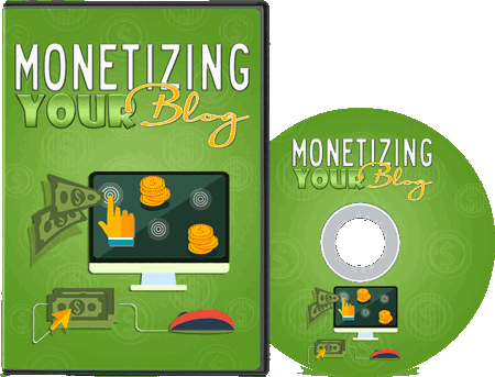 MONETIZING YOUR BLOG course site cover